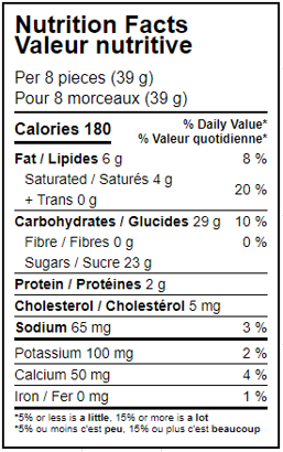 Caramels enrobés de chocolat au lait