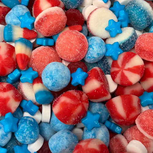Mélange bleu-blanc-rouge