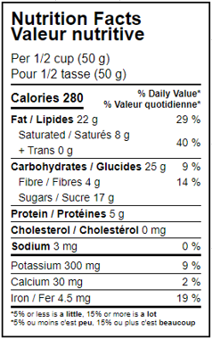 Noisettes enrobées de chocolat noir