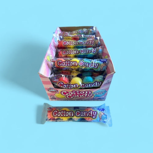 Cotton candy bubble gomme