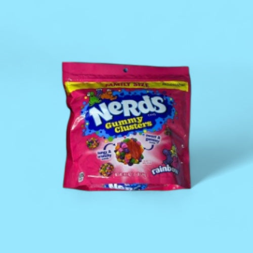 Nerds gummy clusters rainbow format familial