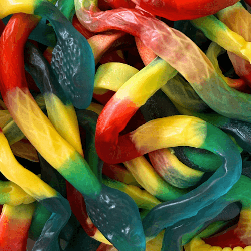 Serpents géants aux fruits