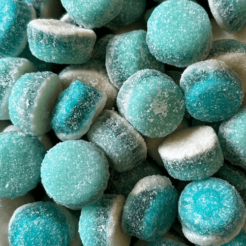 Bonbons Gluants - Gooey Gummies Framboise bleue, Peche, melon d'eau, c Bonbons Gluants - Gooey Gummies Framboise bleue, Peche, melon d'eau, c