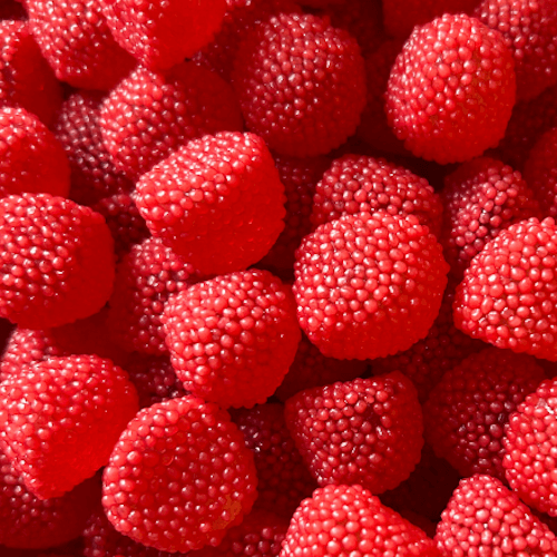 Bonbons lunaires à la fraise rouge