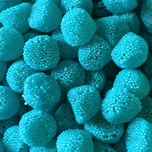 Bonbons lunaires à la framboise bleue