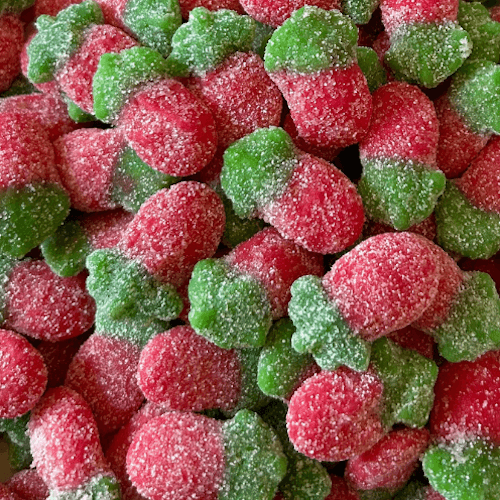 Fraises acidulées