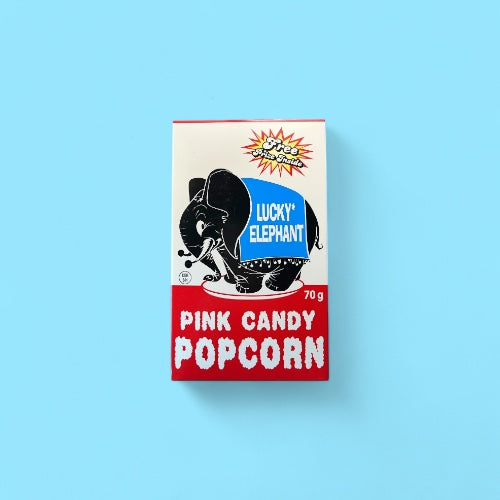 Popcorn pink candy