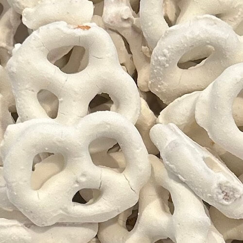 Pretzels enrobés de yogourt